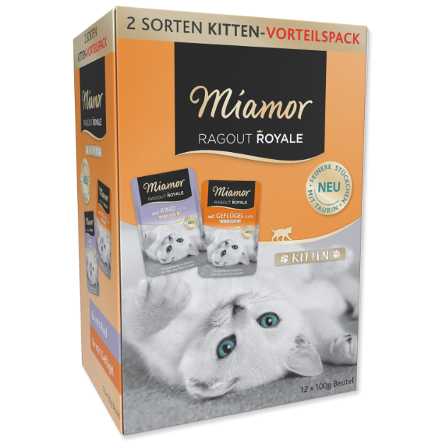 Obrázek Kapsičky MIAMOR Ragout Royale Kitten v želé multipack 1200g