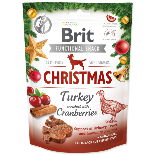 Obrázek Pamlsek BRIT Care Dog Functional Snack Christmas Edition  150 g