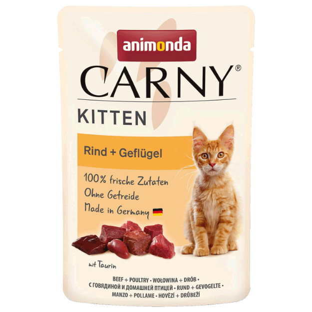 Obrázek Kapsička ANIMONDA Carny Kitten - drůbeží koktejl  85 g